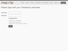Tablet Screenshot of cheapvoip.com